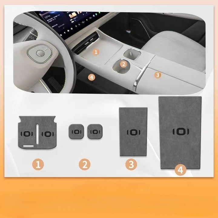 Center Console Non-Slip Storage Mat for Nevo Q07