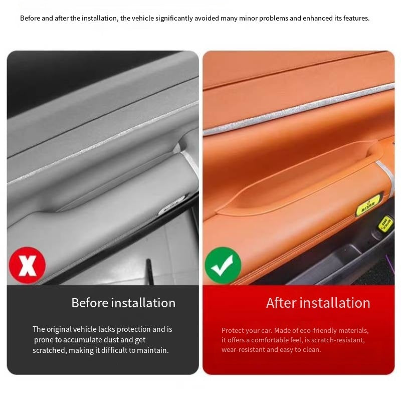 Silicone storage mat for car doors for Nevo Q07