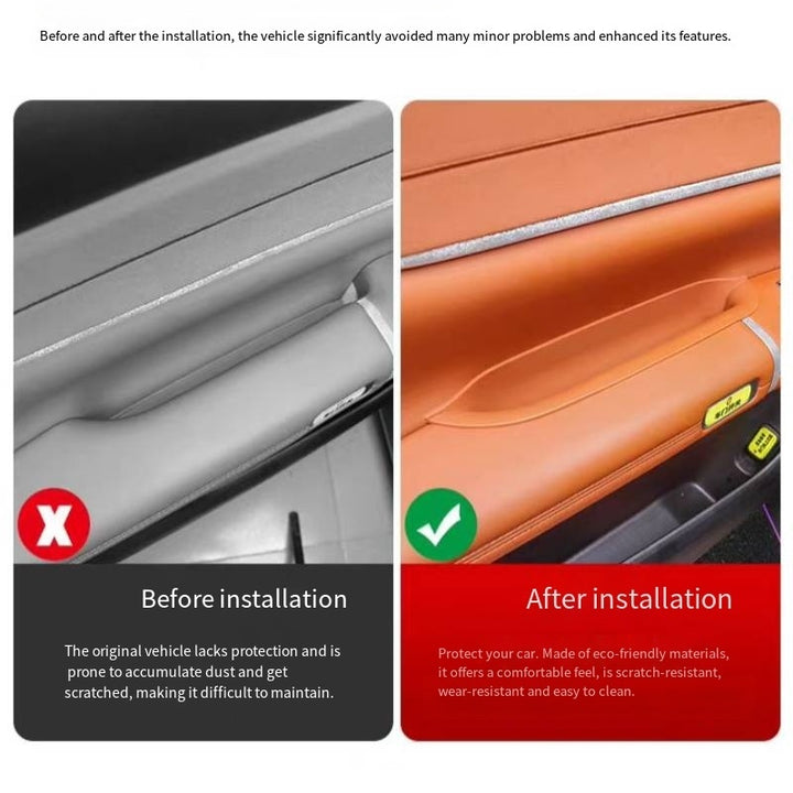 Silicone storage mat for car doors for Nevo Q07