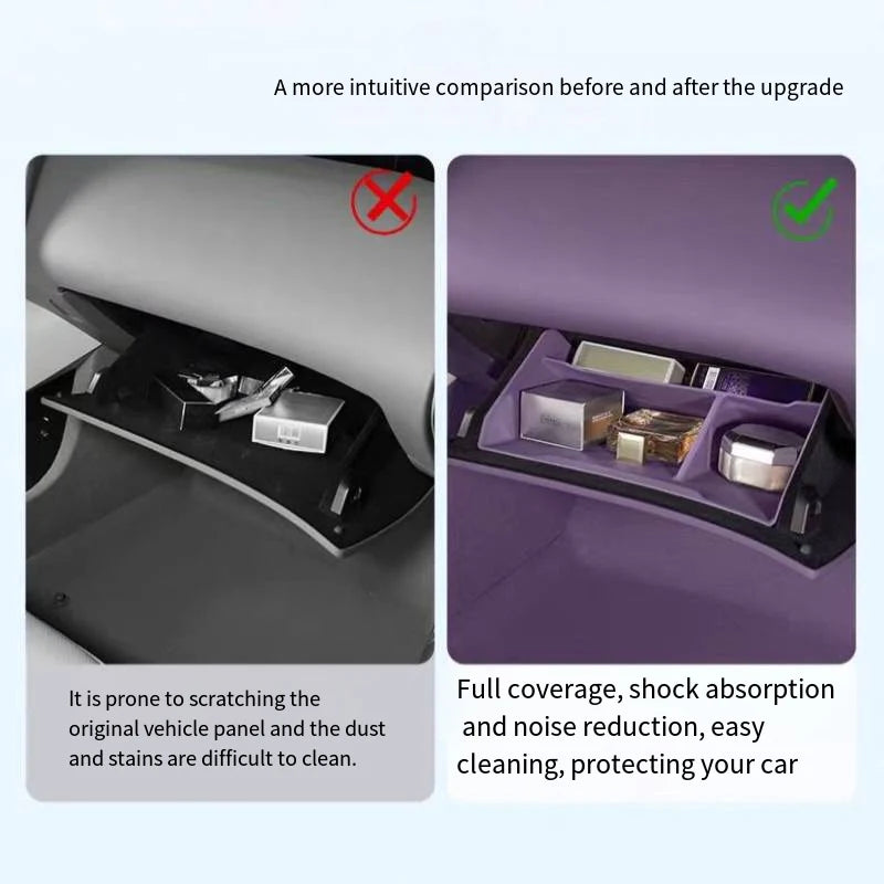 Passenger-side silicone storage compartment for Avatr 07
