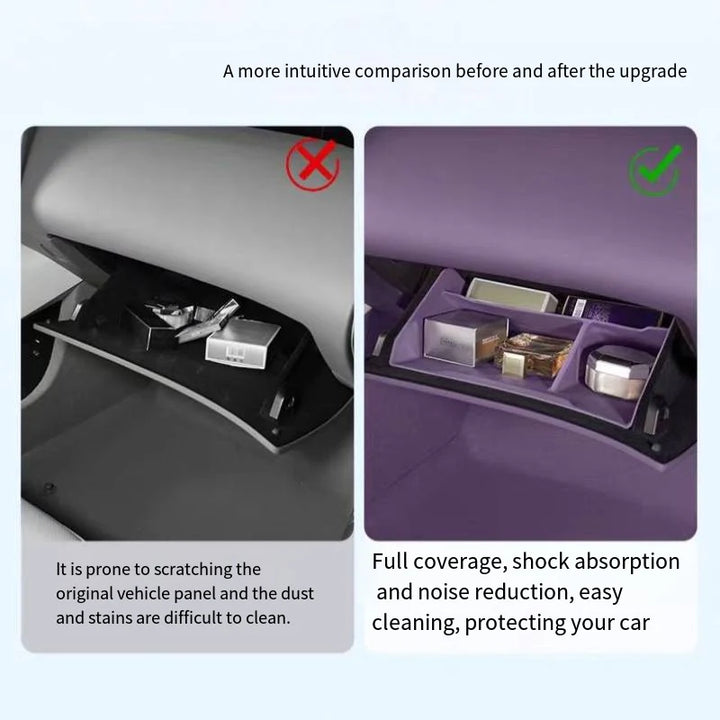 Passenger-side silicone storage compartment for Avatr 07
