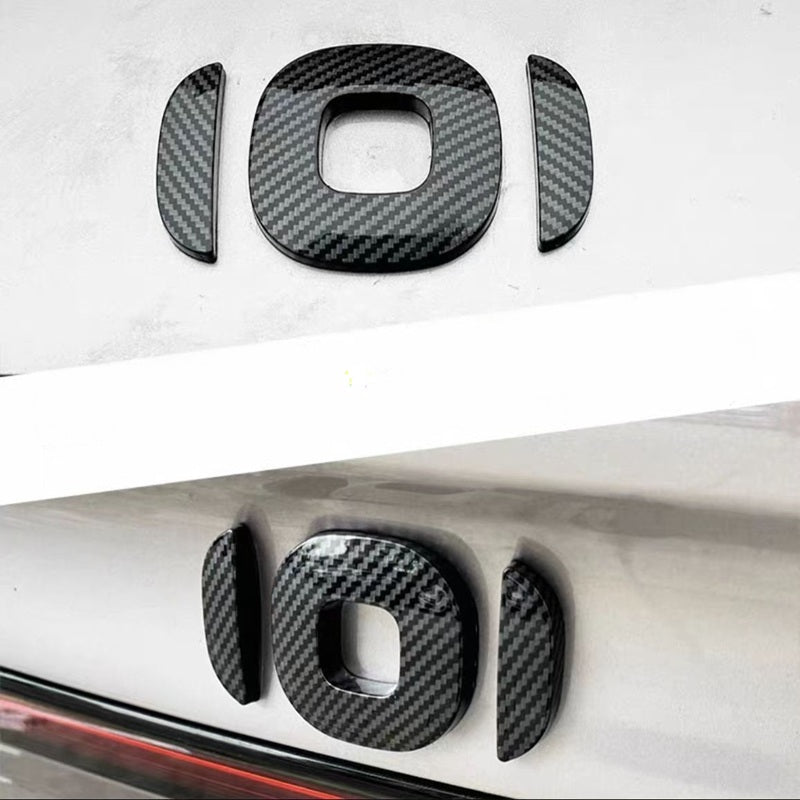 Blacked-out emblem for Nevo E07