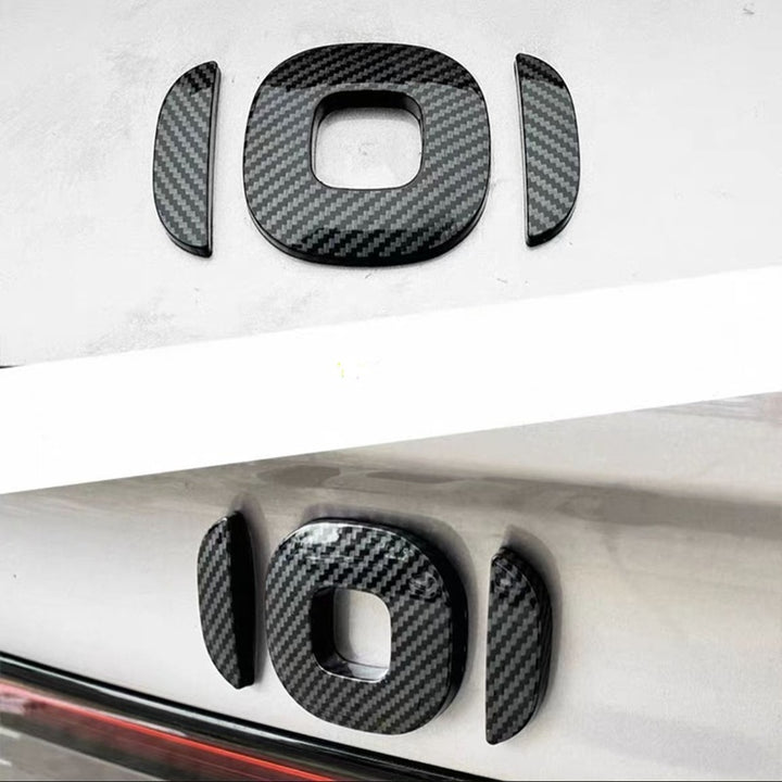 Blacked-out emblem for Nevo E07