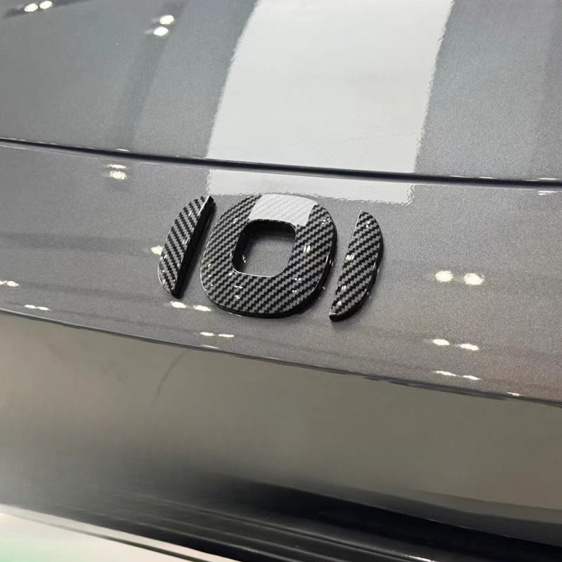 Blacked-out emblem for Nevo E07