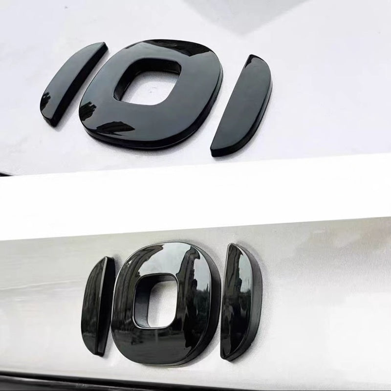 Blacked-out emblem for Nevo E07