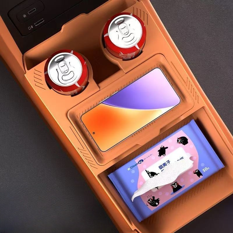 Lower center console storage box for AION V