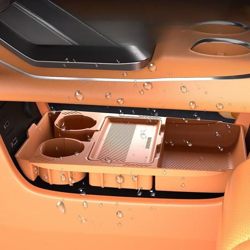 Lower center console storage box for AION V