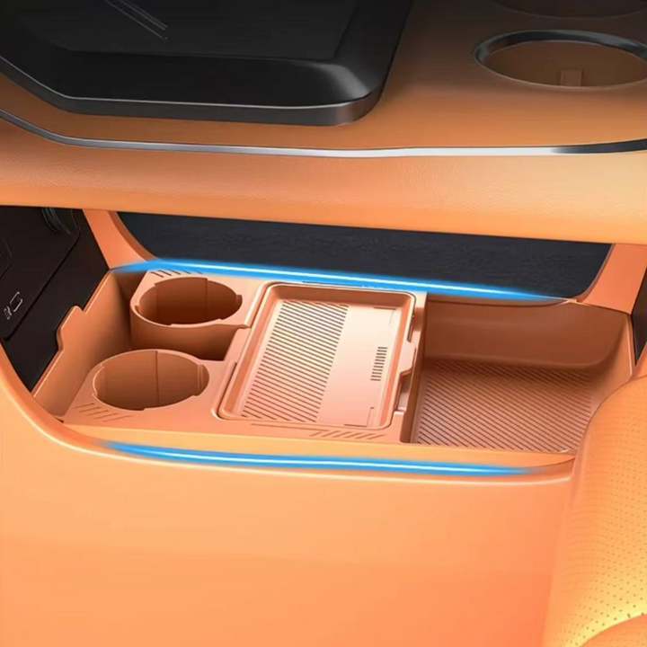 Lower center console storage box for AION V