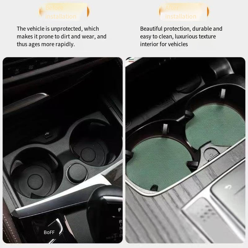 Car suede Coaster for Polestar (2Pcs)