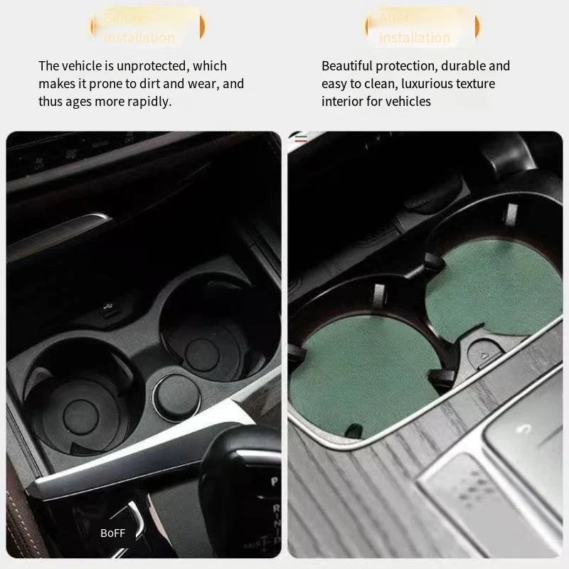 Car suede Coaster for Aion (2Pcs)