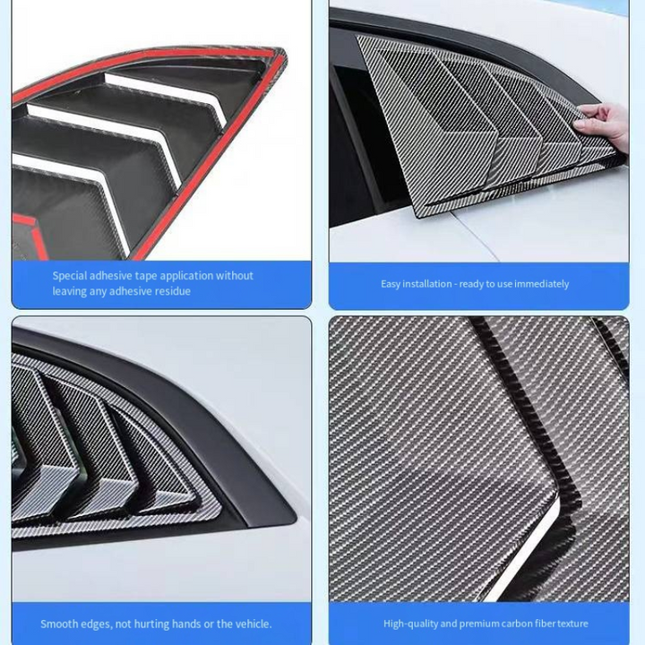 Triangle glass window trim for Avatr 07