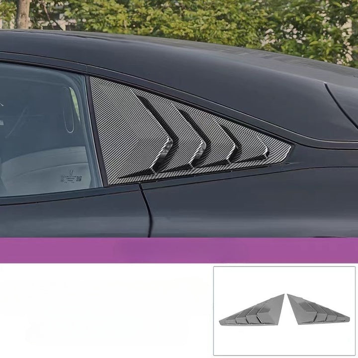 Triangle glass window trim for Avatr 06