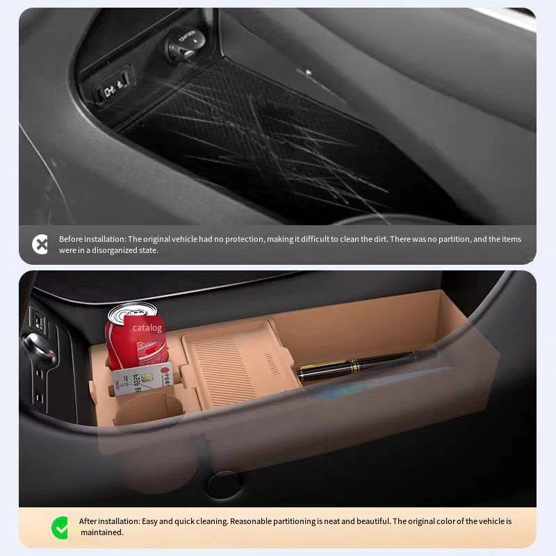 Lower center console storage box for GAC M8