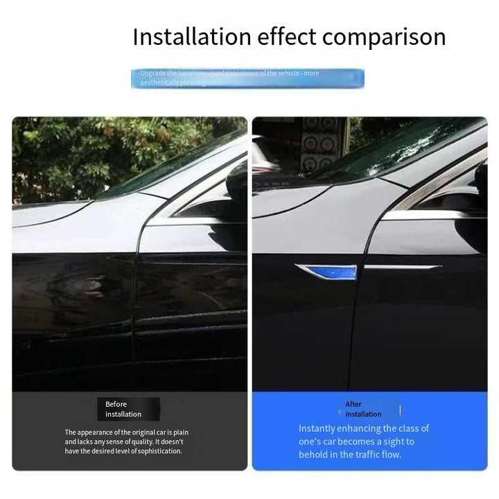 Body trim strip for Polestar