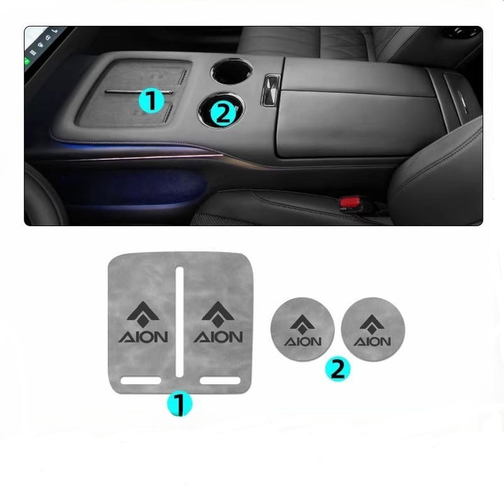 Center Console Non-Slip Storage Mat for Hyptec HL
