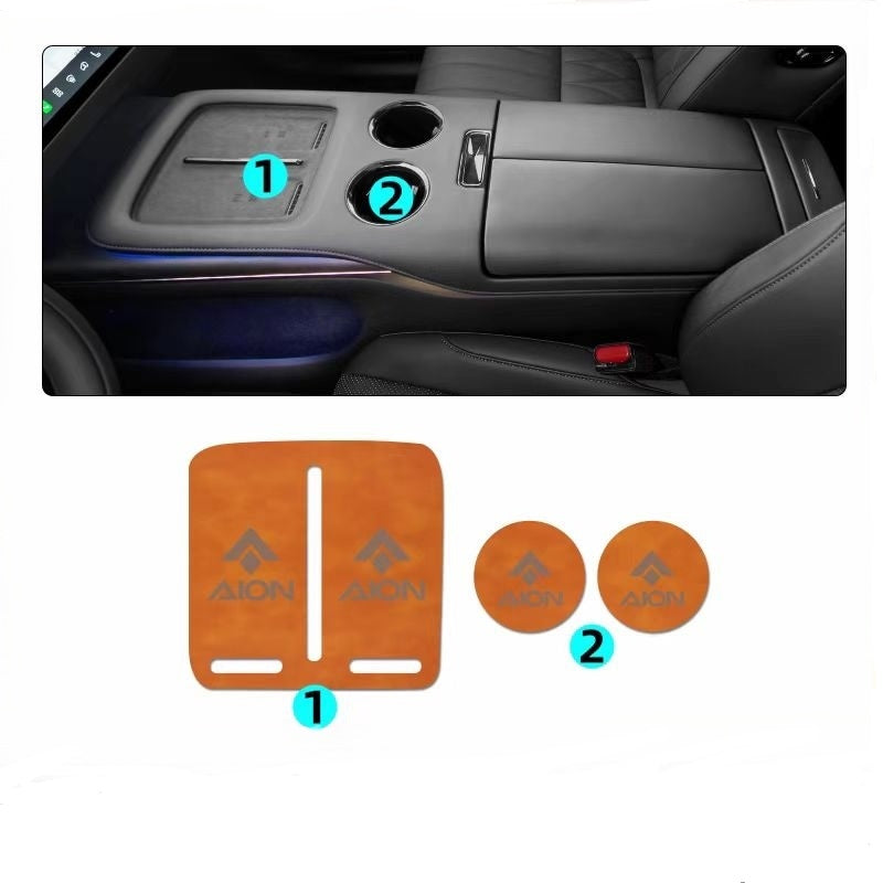 Center Console Non-Slip Storage Mat for Hyptec HL