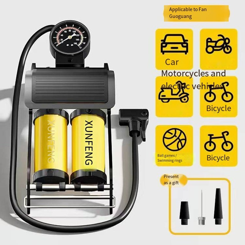 Foot-operated air pump