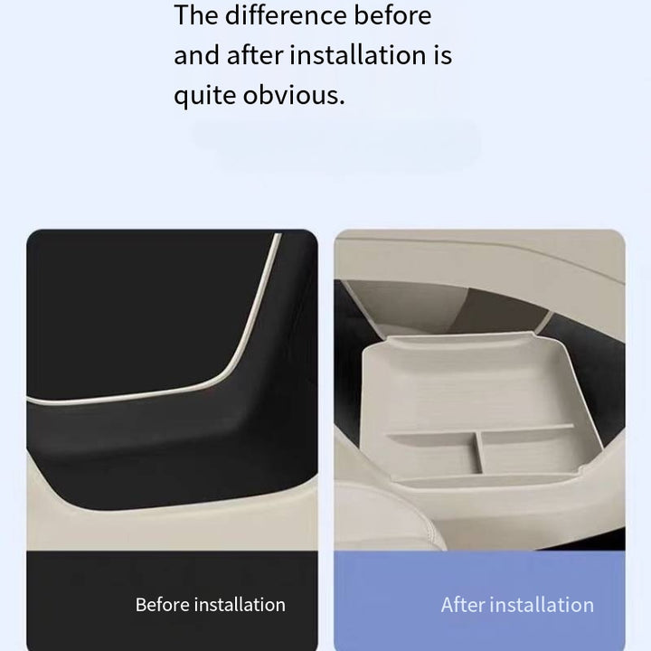 Lower center console storage box for Deepal S09