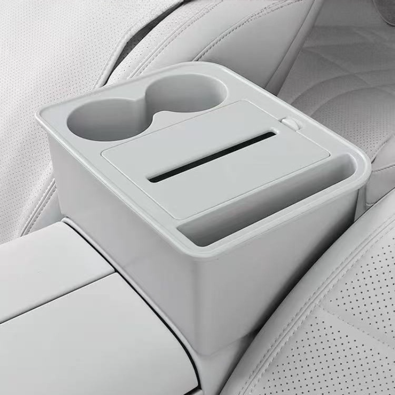 Multi-function storage box on the armrest console for Deelal S09