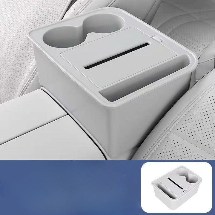 Multi-function storage box on the armrest console for Deelal S09