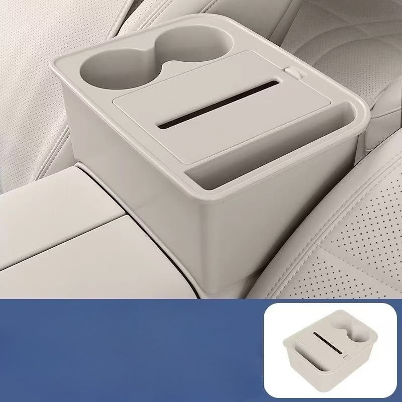Multi-function storage box on the armrest console for Deelal S09