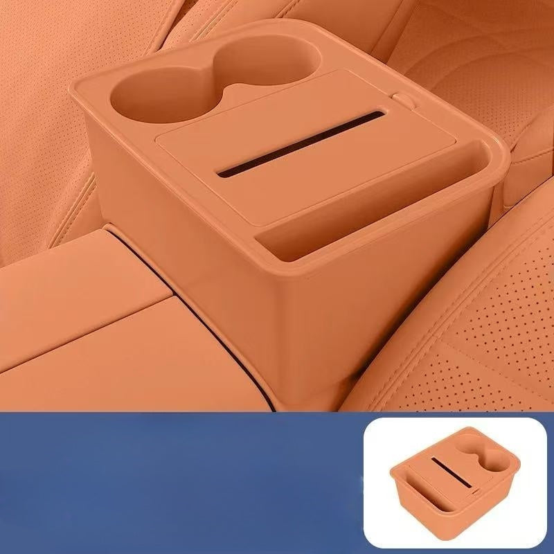 Multi-function storage box on the armrest console for Deelal S09