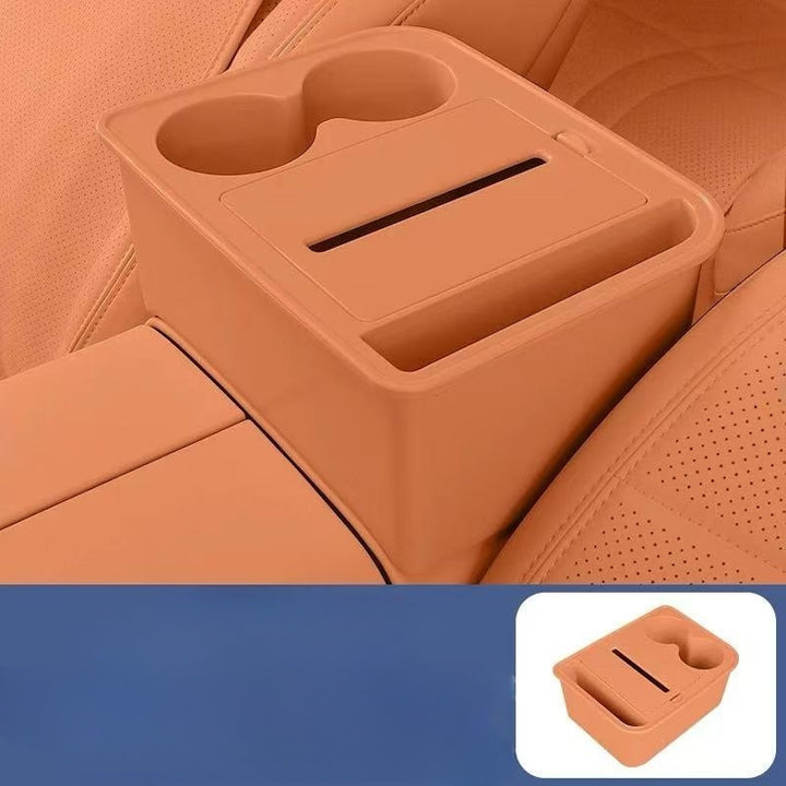 Multi-function storage box on the armrest console for Deelal S09