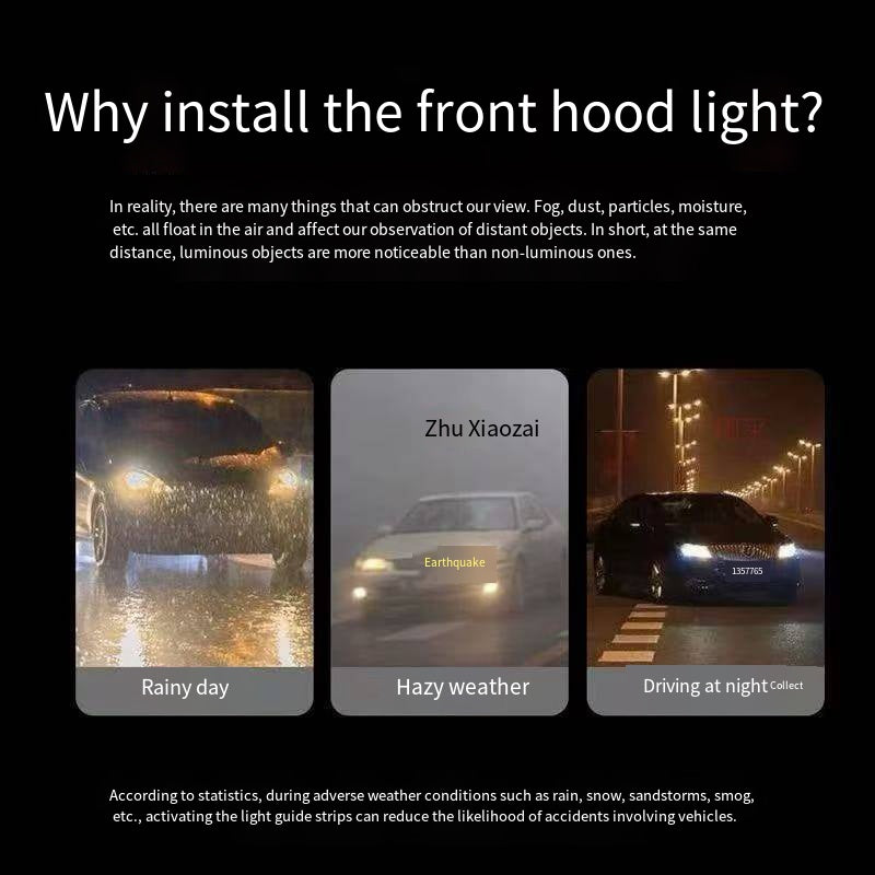 Bonnet-mounted lights for Aion RT