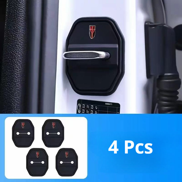 Cushion Silicone Door Lock Buckle Prot Cover for Hongqi (4Pcs)