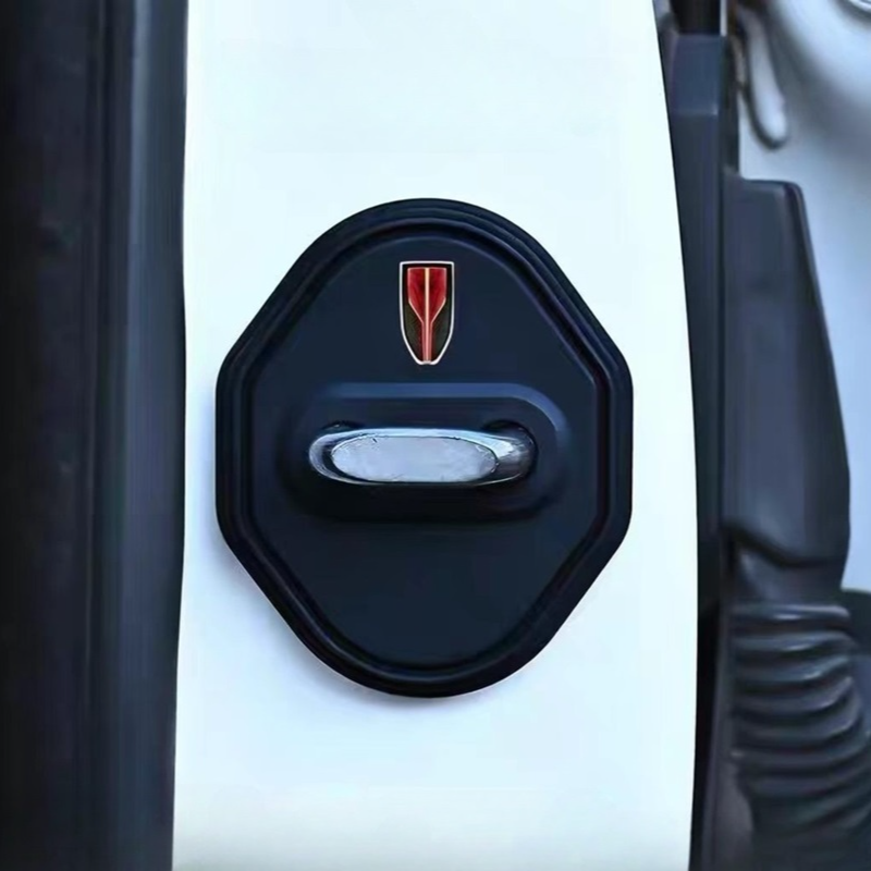 Cushion Silicone Door Lock Buckle Prot Cover for Hongqi (4Pcs)