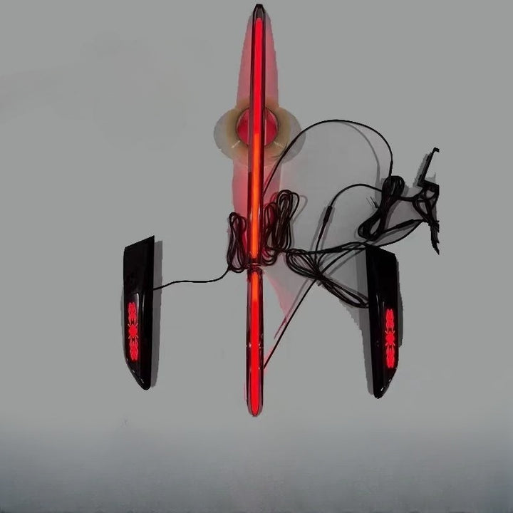 Front center grid streamer light for Hongqi EHS7
