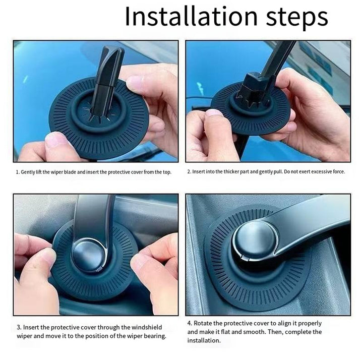 Dust cover for windscreen wiper slots (2Pcs)