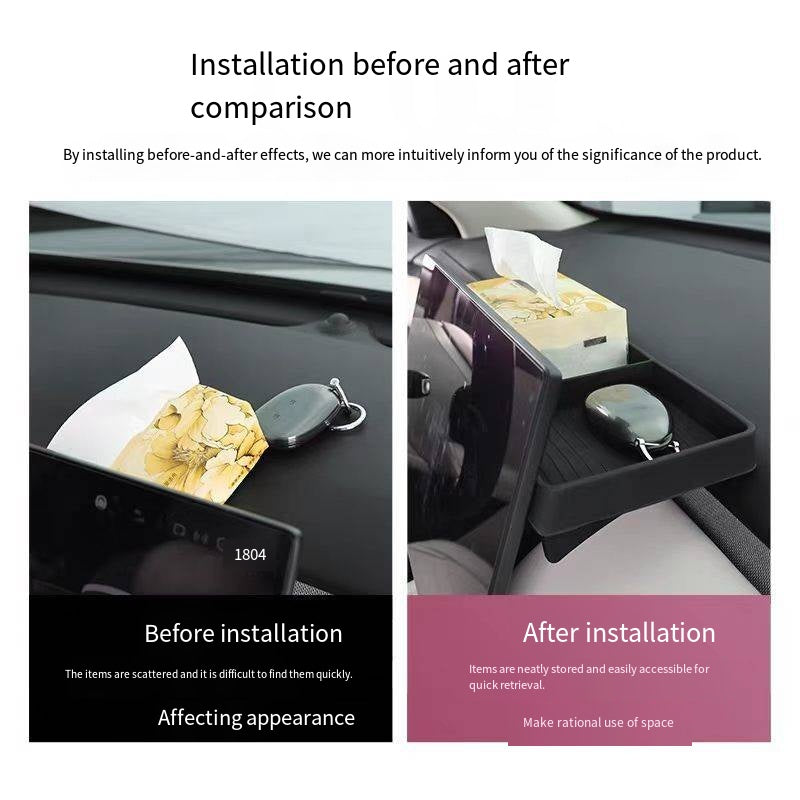 Behind Screen Storage Tray for Nevo Q05