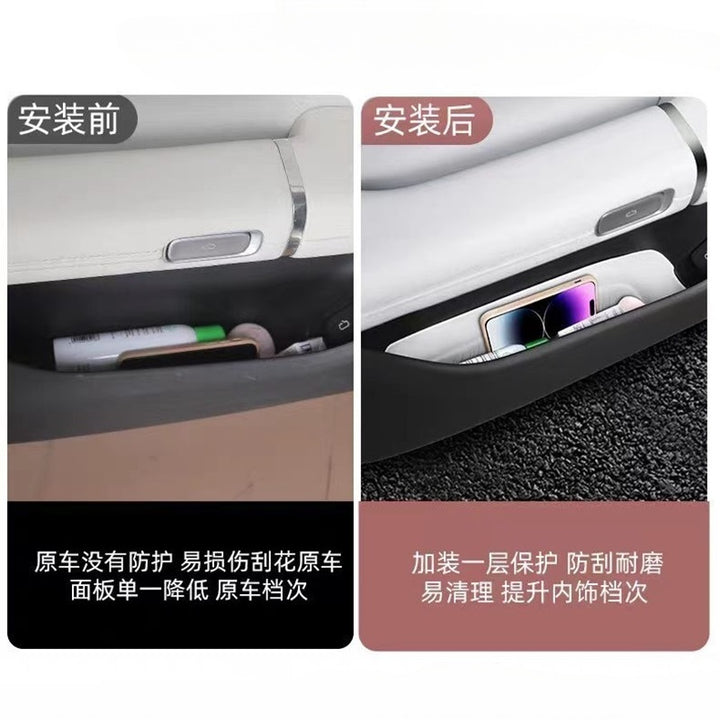 Silicone storage mat for car doors for Nevo Q07
