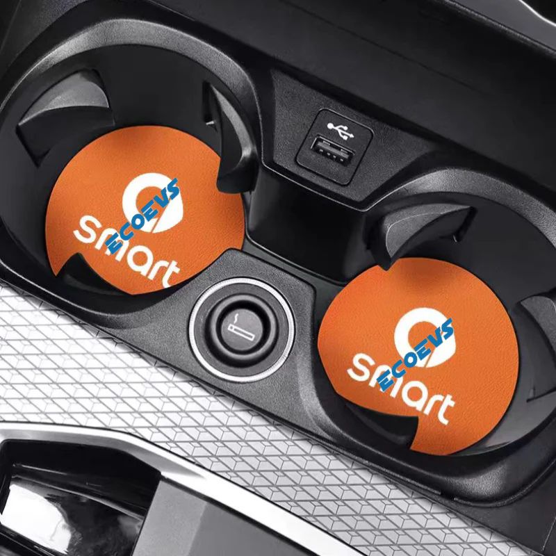 Car suede Coaster for Smart (2pcs)