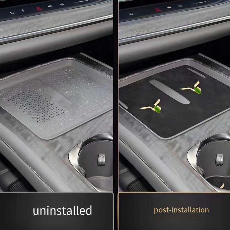 Center console anti-slip mat for Hongqi Ehs7