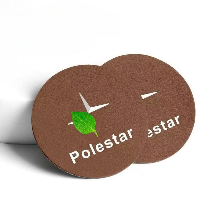 Car suede Coaster for Polestar (2Pcs)