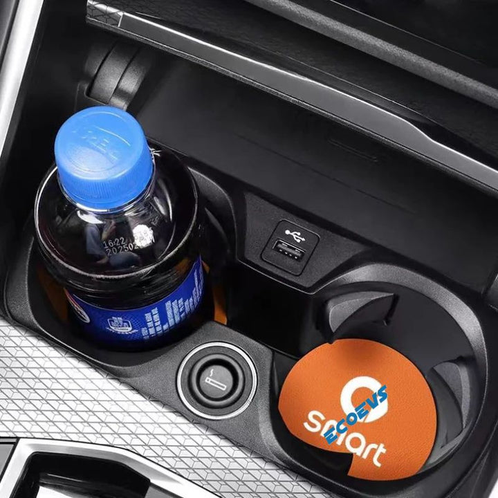 Car suede Coaster for Smart (2pcs)