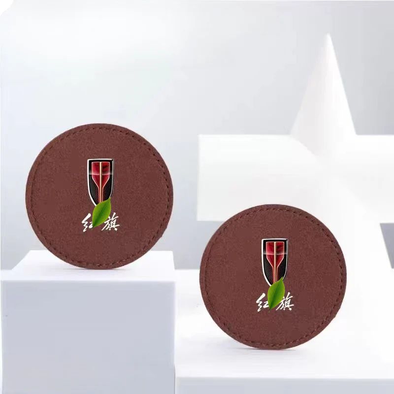 Car suede Coaster for Hongqi