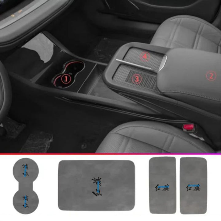Center console anti-slip mat for Hongqi Eh7