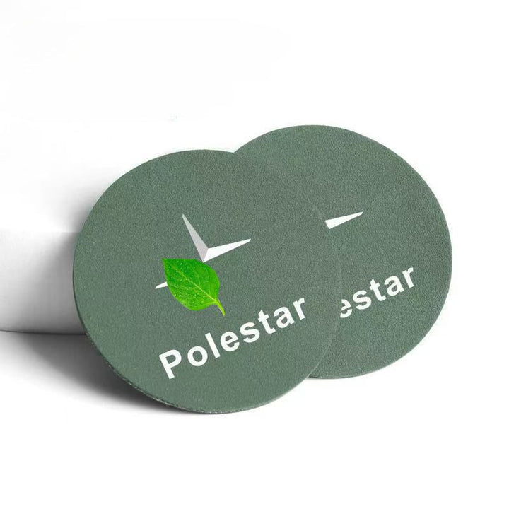 Car suede Coaster for Polestar (2Pcs)