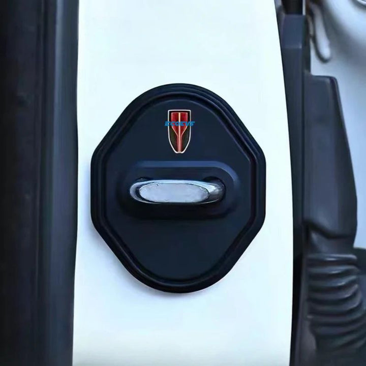 Cushion Silicone Door Lock Buckle Prot Cover for Hongqi (4Pcs)