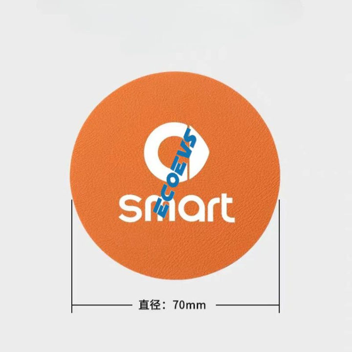 Car suede Coaster for Smart (2pcs)