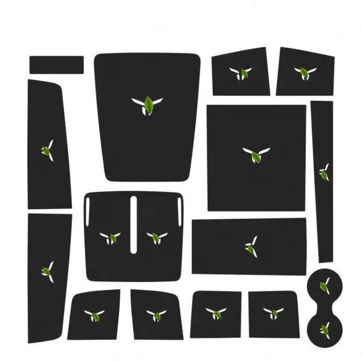 Center console anti-slip mat for Hongqi Ehs7