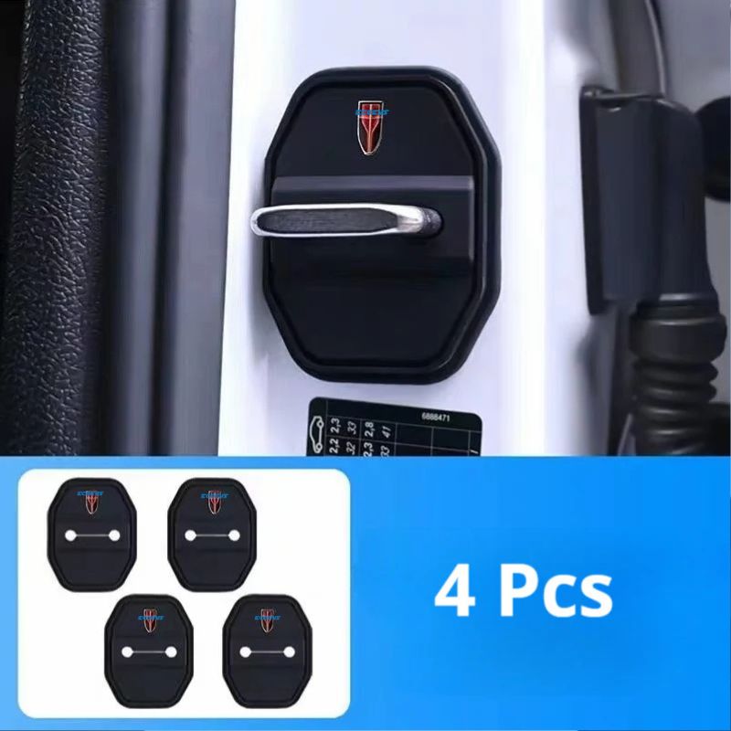 Cushion Silicone Door Lock Buckle Prot Cover for Hongqi (4Pcs)