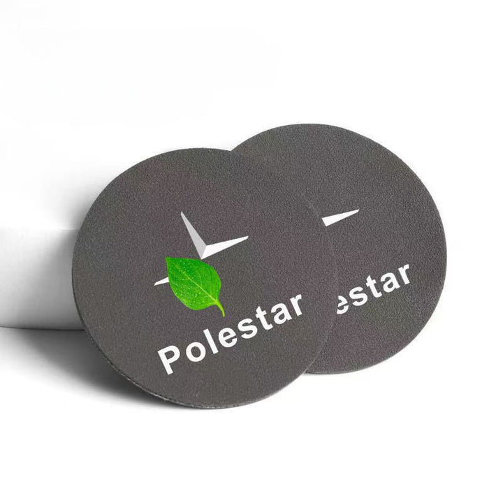 Car suede Coaster for Polestar (2Pcs)