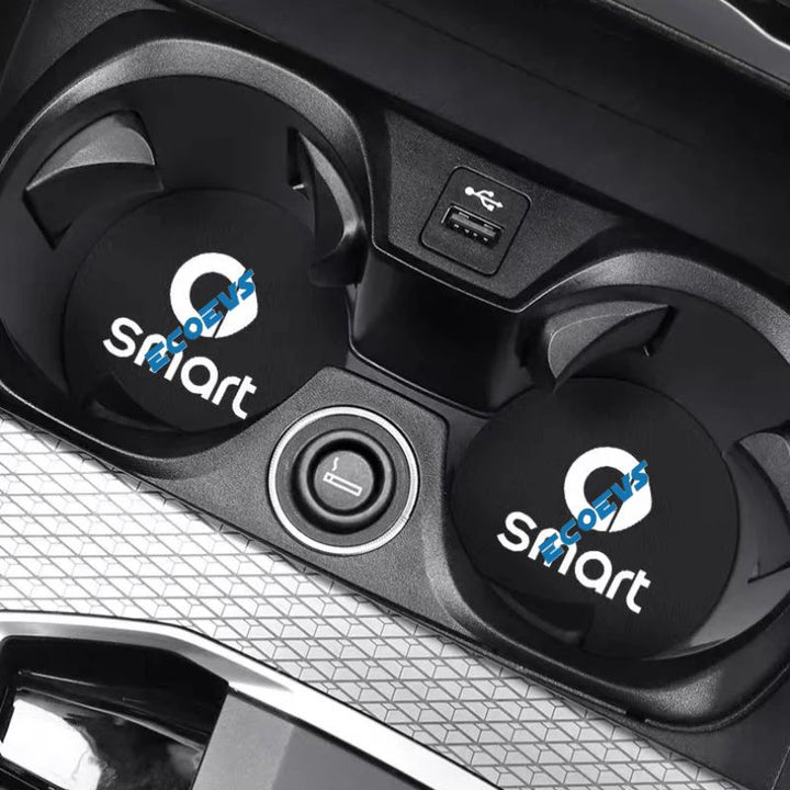 Car suede Coaster for Smart (2pcs)