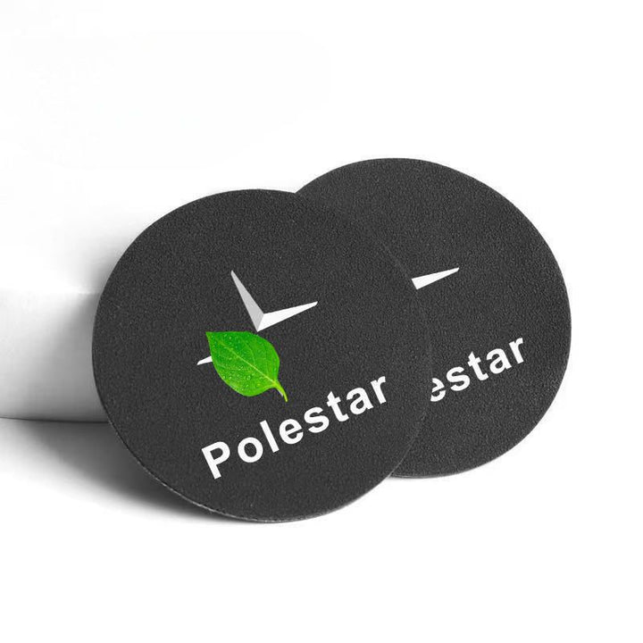 Car suede Coaster for Polestar (2Pcs)